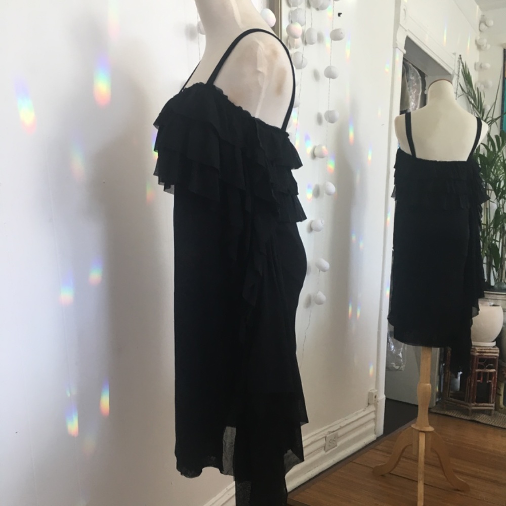 Jean-Paul Gaultier size L  Black frill dresss - Picture 2 of 8
